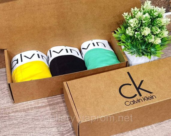 Мужской набор трусов (3шт в коробке), хлопковые трусы (цвета можно выбирать разные), комплект мужских боксеров - 3шт. | Зображення 1