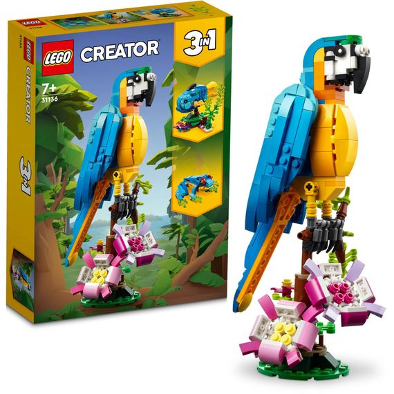 Конструктор LEGO Creator Екзотичний папуга 253 деталі (31136) | Зображення 8