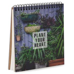 Скетчбук Plant your heart 17x18 см (BDK_TRO018)