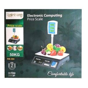Ваги зі стійкою Rainberg RB-304 для магазину до 50 кг.