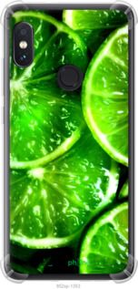 Чохол на Xiaomi Redmi Note 5 Pro Зелені часточки лимона "852sp-1353-2448"