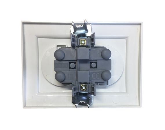 Розетка внутрішній установки 2-а б/з біла IP20 Malta Ny95000965 | Зображення 2