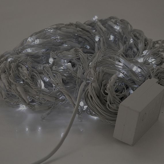 Гірлянда 480LED (Водоспад) White HOT, 8 режимів, 3 * 2метра, біла ізоляція, BOX