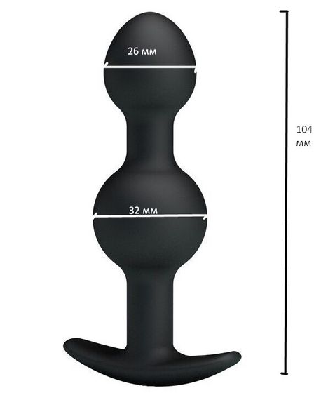 ВТУЛКА АНАЛЬНАЯ L 104 мм D 26x32 мм Sex Aura