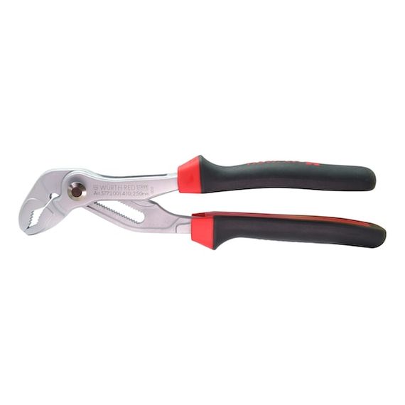 Кліщі переставні, 250 mm, RED STRIPE
