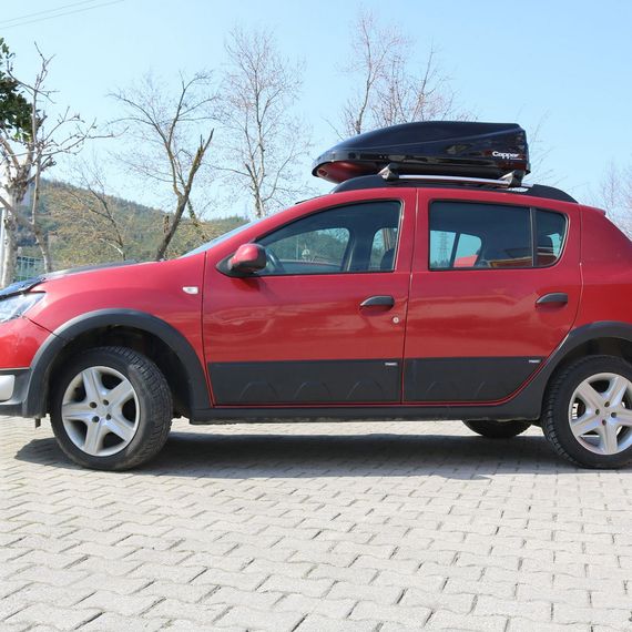 Молдинги (4 шт, ABS) для Dacia Sandero 2013-2020 рр | Зображення 2