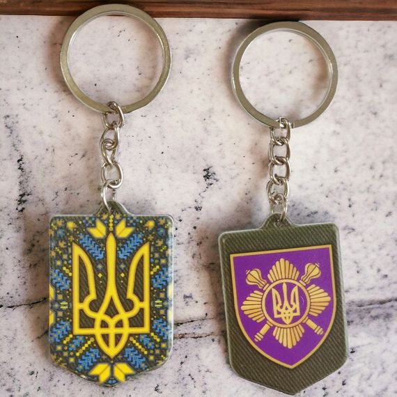 Брелок гумовий окрема президентська бригада | Зображення 1