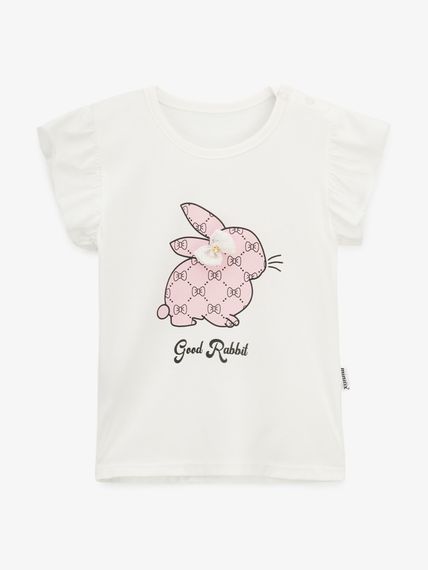 Костюм футболка+шорти для дівчинки Mini Papi 2654 92 см Рожевий shop (2000999604157) | Зображення 1