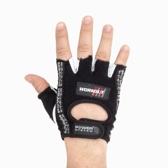 Рукавички для фітнесу Power System PS-2200 Workout Black L | Зображення 1