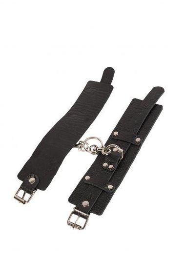 Наручники Leather Dominant Hand Cuffs, Black Sex Aura | Зображення 2