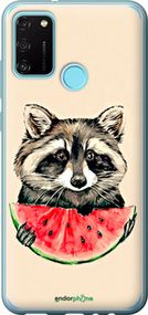 Чохол на Huawei Honor 9A Єнотик з кавуном "4605u-1900-2448"