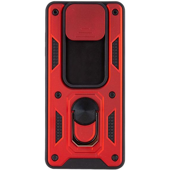 Чохол Ummi Camshield Serge Ring для Xiaomi Poco X3 NFC / Poco X3 Pro Червоний | Зображення 1