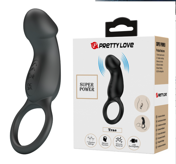 Анальна пробка з кільцем на пеніс TRAE sexstyle | Зображення 2