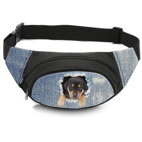 Сумка-бананка детская с принтом щенка поясная сумка для девочки,мальчика (4691)