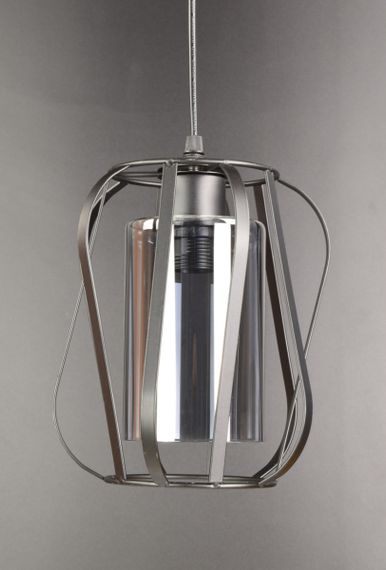 Люстра підвісна LOFT на 1 лампочку 25870 Чорний 30-100х19х19 см. | Зображення 2