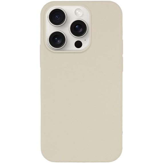 Чехол Silicone Case Full Protective (AA) NO LOGO для Apple iPhone 14 Pro Max (6.7") Бежевый / Antique White