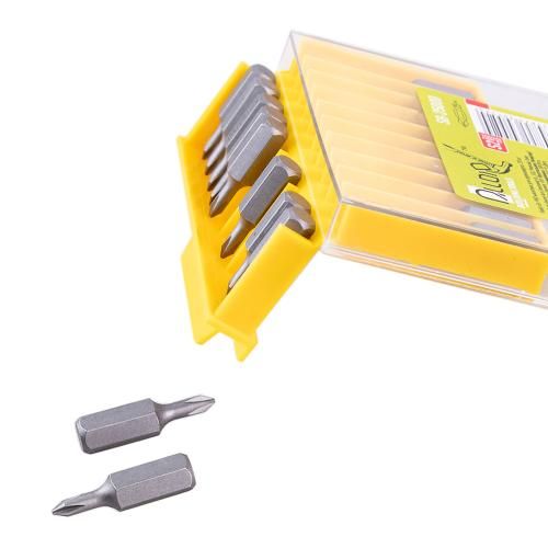 Alloid. Набір біт магнітних для шуруповерта  PH0 25мм, S2 (20шт) | Зображення 2