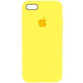 Чохол Silicone Case Full Protective (AA) для Apple iPhone 6/6s (4.7") Жовтий / Yellow