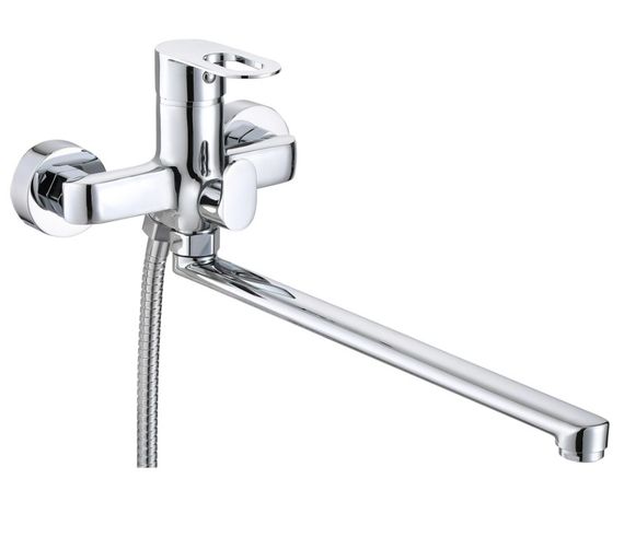 Змішувач для ванни Lidz Latwa 005 (k35) LDLAT005CRM45415