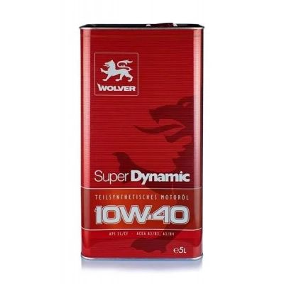 Моторное масло Wolver Super Dinamic 10W-40 5л (4260360942600)