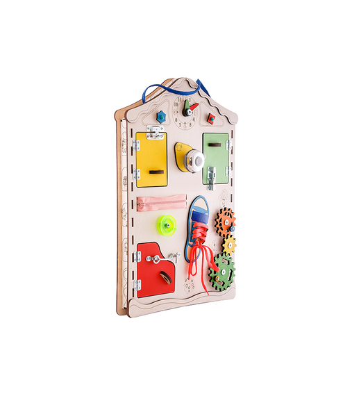 Детская доска домик развивающая. Бизиборд D008, 38х56х6 | Зображення 4