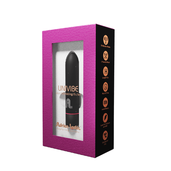 Віброкуля Adrien Lastic Univibe, 10 режимів роботи, силікон, на батарейках Sex Aura | Зображення 2