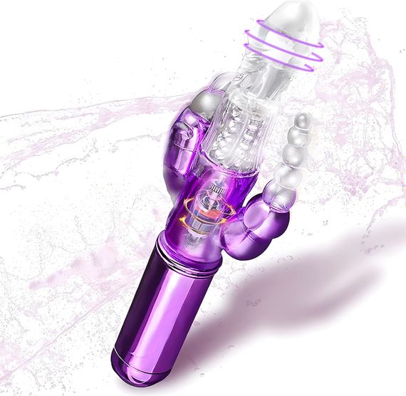 Тройной вибратор с ротацией основания (USB) | Зображення 6