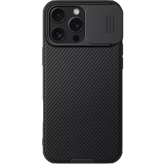 Карбонова накладка Nillkin CamShield Pro Magnetic для Apple iPhone 16 Pro (6.3") Black