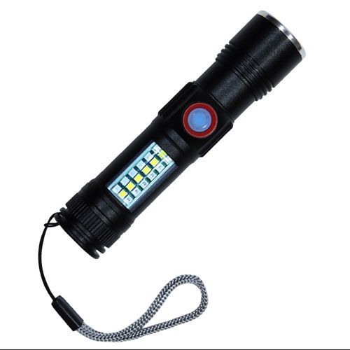 Ліхтар SY-1903C-P50+SMD+RGB Alarm, ЗУ USB, кишеньковий ліхтар із usb зарядкою, надпотужний ліхтарик | Зображення 5