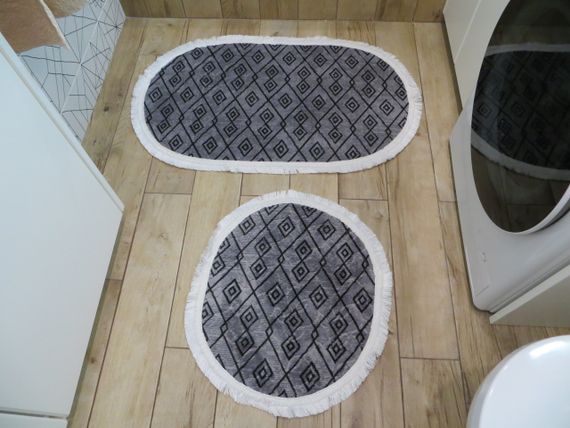 Набір килимків для ванної кімнати, 2 шт, Carpet One Туреччина | Зображення 1