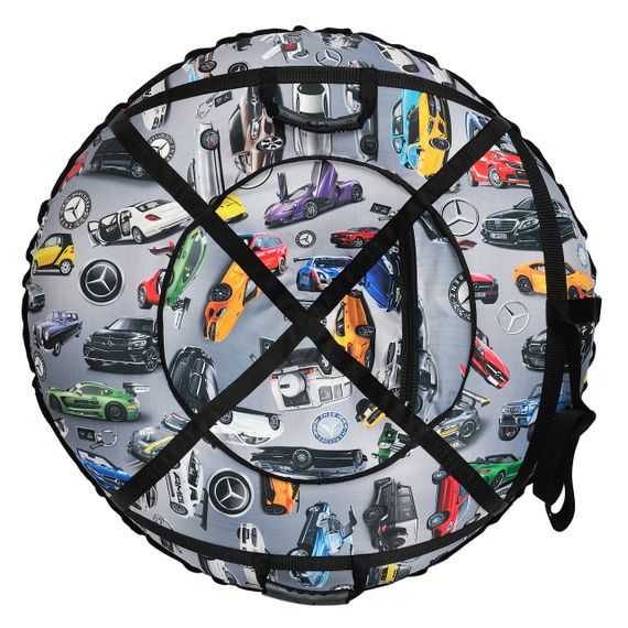 Тюбінг для снігу 100 см "Мерседес" (Оксфорд, ПВХ) плюшка для снігу | Зображення 1