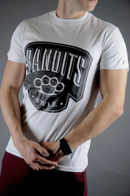Футболка бандит белый M XXL