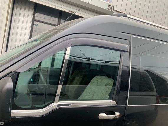 Зовнішня окантовка вікон (2 шт., нерж.) Carmos - Турецька сталь для Ford Connect 2002-2006 рр | Зображення 5