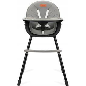 Стульчик для кормления MoMi JUA Flovi black (KRKA00018)