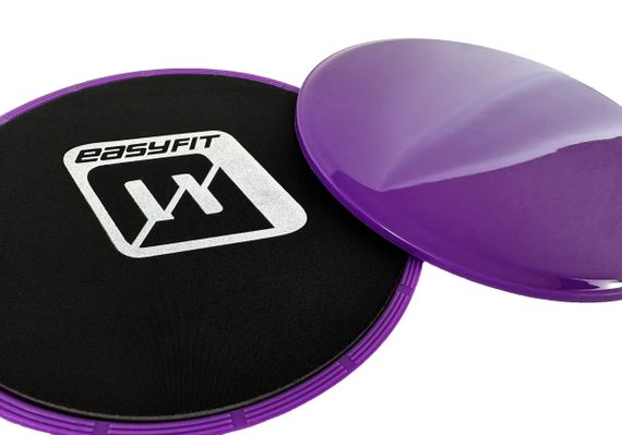 Диски для глайдингу EasyFit фіолетові (пара) (EF-1425-V) | Зображення 3