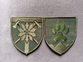 Шеврон 15-й окремий гірсько-штурмовий батальйон