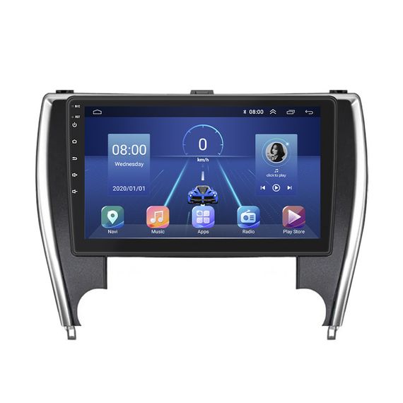 Штатная магнитола Lesko для Toyota Camry VII (XV50) Рестайлинг 2 2017-2018 экран 10" 2/32Gb 4G Wi-Fi GPS Top