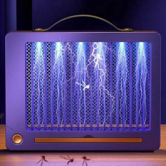 Електрична лампа від комарів Electric Shock, знищувач комах, заряджання від USB | Зображення 3