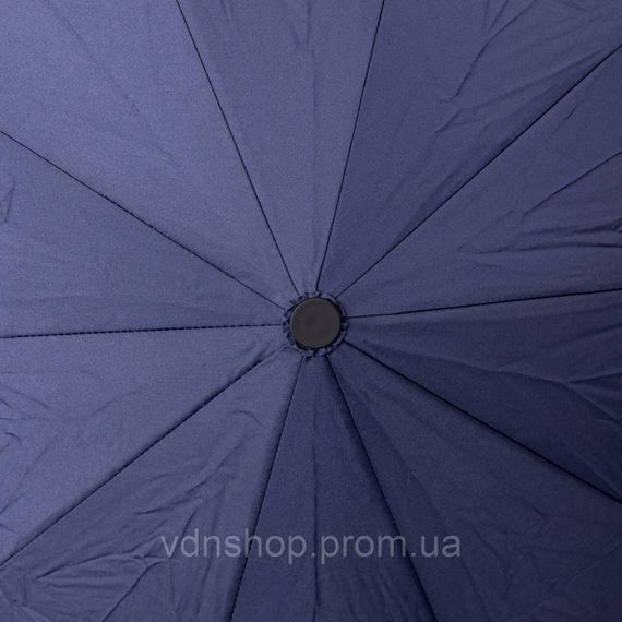 Зонт автоматический с деревянной ручкой классический из полиэстера диаметр 116 см  Синий HP-23-8BL | Зображення 8