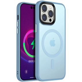 TPU+PC чохол Metal Buttons with MagSafe Colorful для Apple iPhone 12 Pro/12 (6.1")