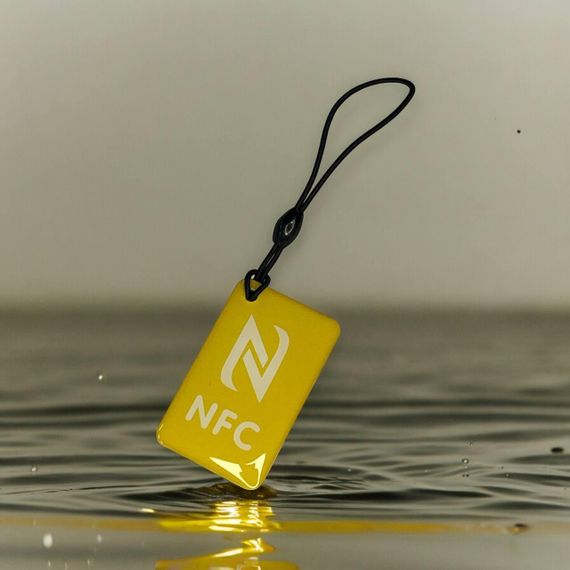 NFC мітка брелок Primo NTAG213 - Yellow | Зображення 1