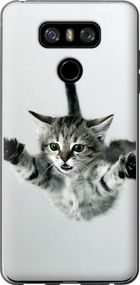 Чехол на LG G6 Летящий котёнок "2322u-836-17620"