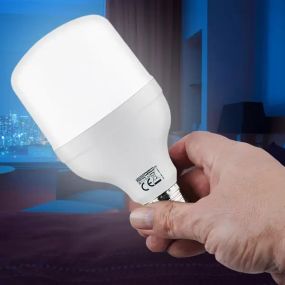 Лампочка для аварийного освещения, аккумуляторная Almina DL-030, 30 Вт, Е27, до 3 часов работы