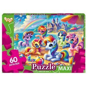 Пазл классический "Единороги" Mx60-11-08, 60 элементов