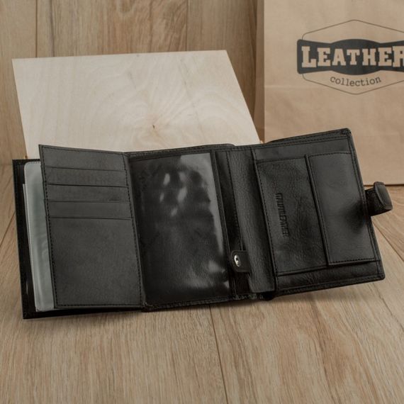 Набір подарунковий для чоловіка Leather Collection (портмоне і ремінь) натуральна шкіра | Зображення 5