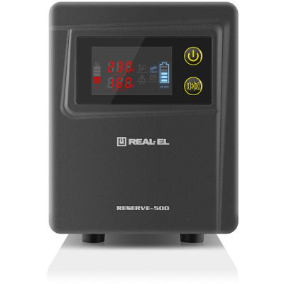 Пристрій безперебійного живлення REAL-EL RESERVE-500 (EL122100003) (EL122100003) | Зображення 1