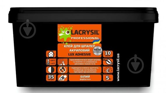 Клей для шпалер "Lux Adhesive" 5кг Lacrysil