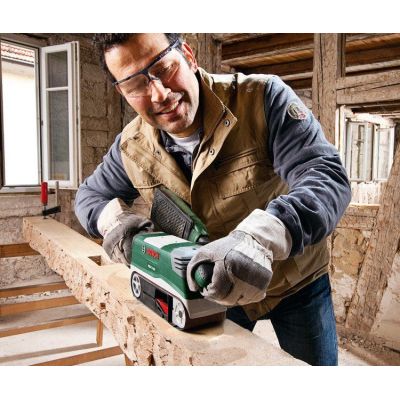 Шлифовальная машина Bosch ленточная PBS 75 A 710Вт, лента 533х75мм, 350м/мин 3.4кг (0.603.2A1.000) | Зображення 3