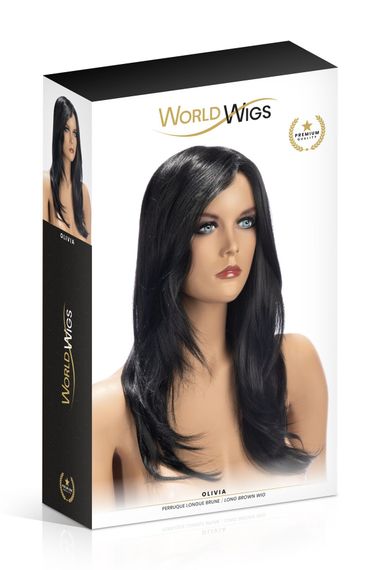 Парик World Wigs OLIVIA LONG BROWN | Зображення 1
