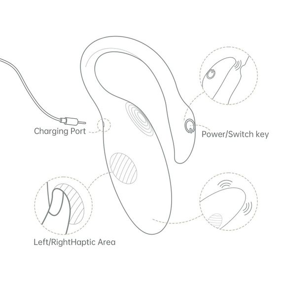 Смарт-виброяйцо Magic Motion Flamingo Max Blue 2 в 1: виброяйцо и тренажер Кегеля, 10 режимов | Зображення 5